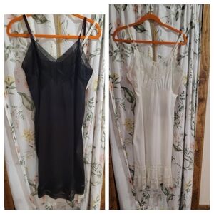 Set Of Two Mid-century Vintage Slips